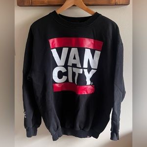 Vancity Black Crewneck Sweatshirt